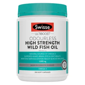 Swisse Odourless High Strength Wild Fish Oil 1500mg