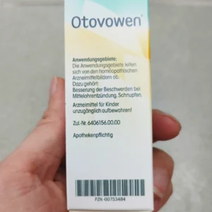 Thuốc Otovowen 30ml trị viêm tai giữa của Đức Tinh chất Otovowen 30ml của Đức