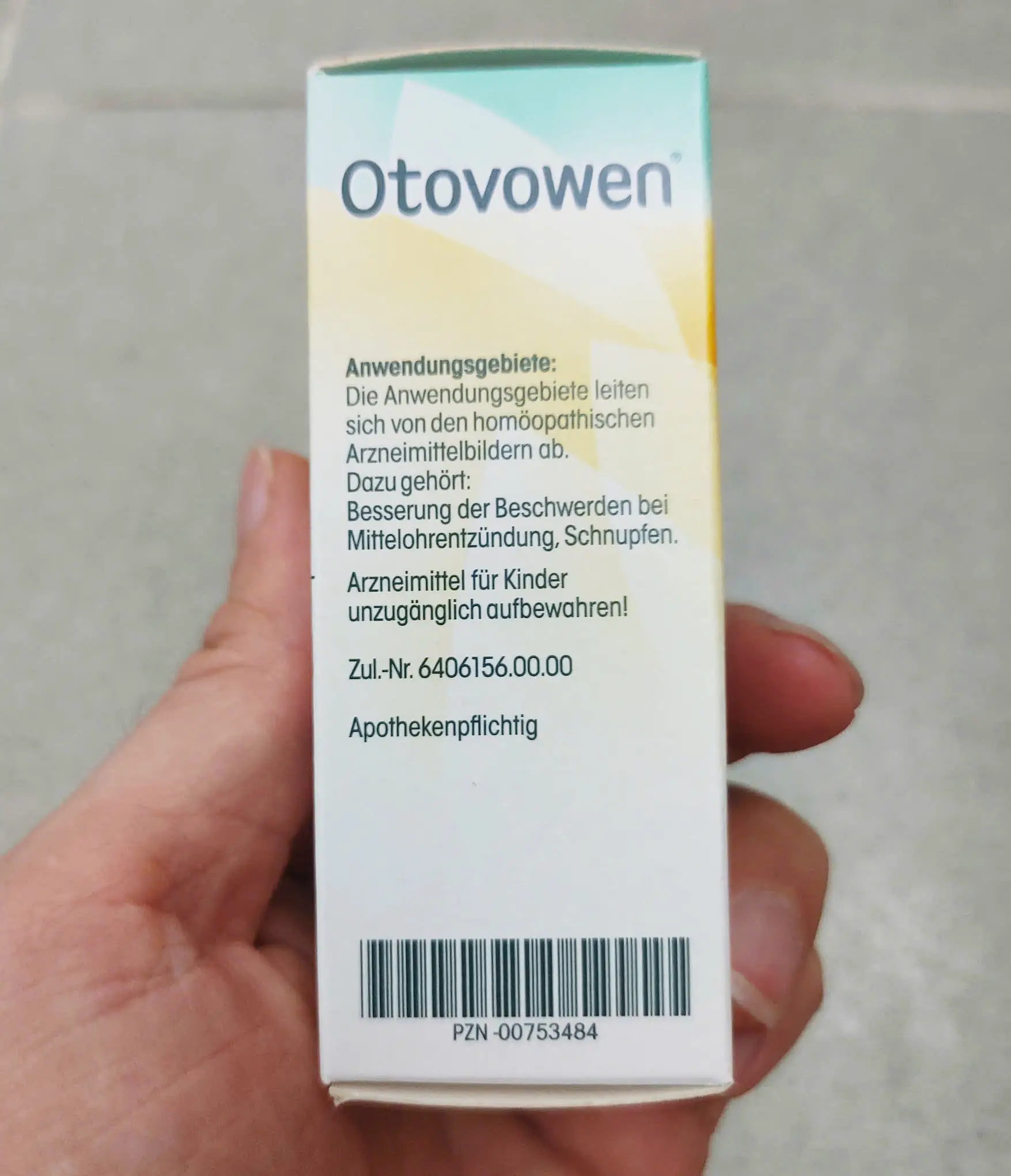 Thuốc Otovowen 30ml trị viêm tai giữa của Đức Tinh chất Otovowen 30ml của Đức
