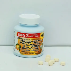 Viên Nhai Bổ Sung Vitamin Và Khoáng Chất Orihiro Most Chewable 180 Viên