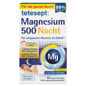 Viên uống Tetesept Magnesium 500 Nacht 30 viên