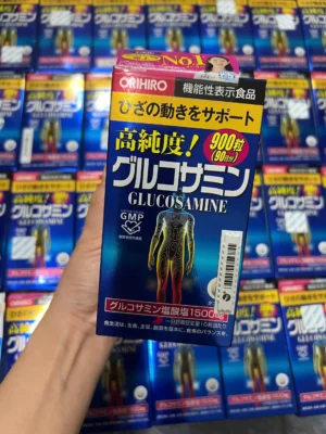 Viên uống bổ xương khớp Glucosamine Orihiro 900 viên của Nhật Bản