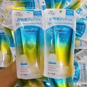 Kem chống Nắng Sunplay Skin Aqua Tone Up UV Essence - Mint Green