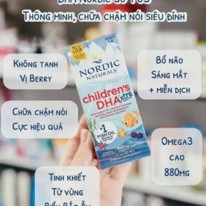 Siro Children's DHA Xtra Nordic Naturals Mỹ 60ml