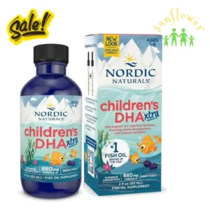 Siro Nordic Naturals Children’s DHA Xtra liquid 60ml cho bé từ 1-6 tuổi của Mỹ