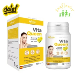 Tinh dầu hoa anh thảo Vita Queen Vita Life 50 viên của Tây Ban Nha