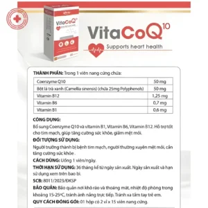 VITA COQ10 Viên Uống Coenzyme Q10