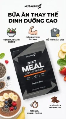 Bột thay thế bữa ăn Musaking Diet Meal Replacement 1kg