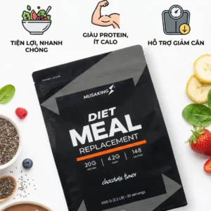 Bột thay thế bữa ăn Musaking Diet Meal Replacement 1kg
