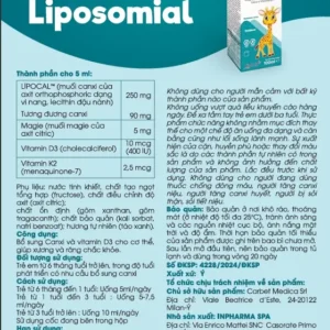 Dung dịch Canxi Liposomial Bambi cho bé lọ 100ml