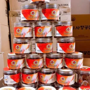 HỒNG SÂM CẮT LÁT TẨM MẬT ONG – CỐC 200g