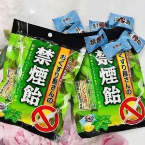 Kẹo cai thuốc lá Smokeless 70g 18 viên của Nhật Bản Kẹo cai thuốc lá Nhật Bản Smokeless gói 70g từ thảo mộc
