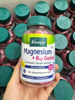 Kẹo dẻo Kneipp Magnesium B12 Gummi 60 viên của Đức