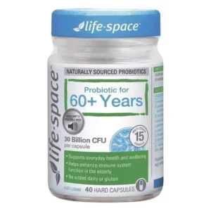 Men vi sinh cho người trên 60 tuổi Life Space Probiotic 60+ 40 viên của Úc