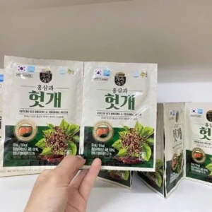 Nước bổ gan hồng sâm NongHyup 30 gói x 50ml của Hàn Quốc Nước bổ gan Nonghuyp, Jeongwon hàn quốc chính hãng hộp 30 gói x 50ml