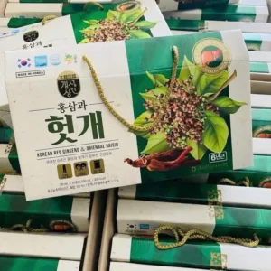 Nước bổ gan hồng sâm NongHyup 30 gói x 50ml của Hàn Quốc Nước hồng sâm bổ gan hàn quốc Nonghyup, xách 30 gói