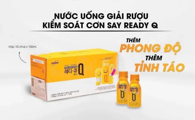 Nước uống giải rượu Hàn Quốc hộp 10 chai x 100ml