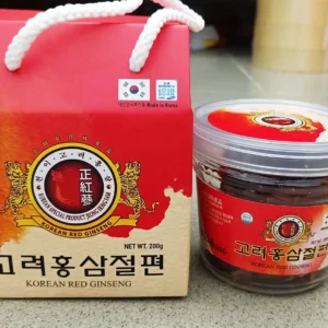 Sâm lát cốc Dream Corporation 200g của Hàn Quốc Sâm Lát Tẩm Mật Ong Hộp Nhựa 200G