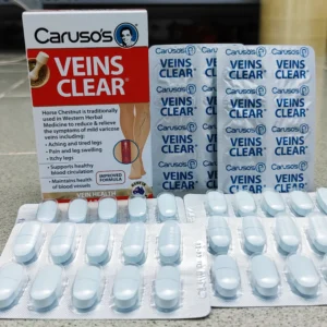 Thuốc trị suy giãn tĩnh mạch Caruso's Veins Clear 60 viên của Úc
