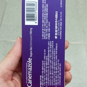 Viên đặt phụ khoa Canemazole 100mg 6 viên của Hàn Quốc Viên Đặt Phụ Khoa Canemazole 6 viên