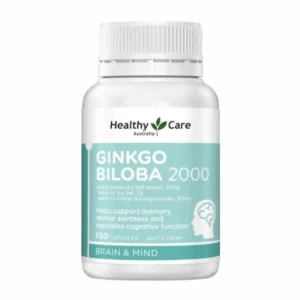 Viên uống bổ não Ginkgo Biloba Healthy Care 2000mg 100v- Úc