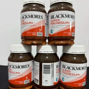 Viên uống Blackmores Super Magnesium+ 180 viên của Úc Viên uống bổ sung Magie Blackmores Super Magnesium+ 180 Film Coated Tablets