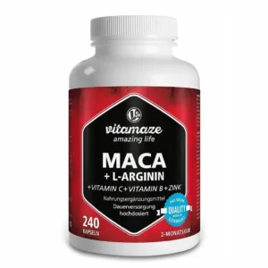 Viên uống tăng cường sinh lý Vitamaze MACA + L-Arginin 240 viên