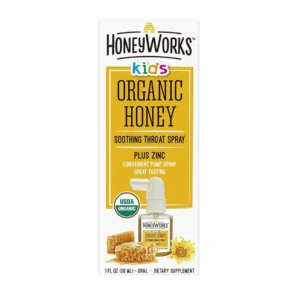 Xịt Họng Keo Ong Hữu Cơ HoneyWorks Kids Organic 30ml