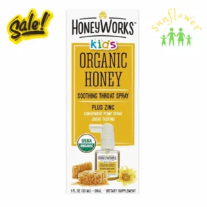 Xịt keo ong HoneyWorks Kids 30ml của Mỹ