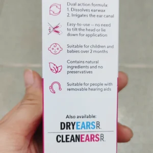Xịt tan ráy tai cho bé Clean Ears Kids 30ml
