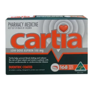 Cartia 100mg – Thuốc phòng chống đột quỵ Úc (168 viên)