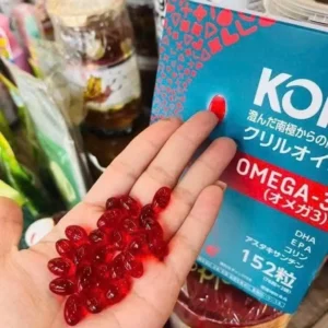 Dầu nhuyễn thể Kori Krill Oil Omega 3 hộp 152 viên Nhật Bản