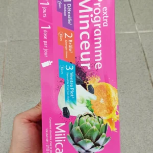 Detox 3in1 Milical Extra Programme Minceur thải độc, đốt mỡ, giảm cân, 21 ống x 10ml