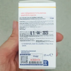 Lăn khử mùi EtiaXil đỏ dành cho da thường 15ml của Pháp Lăn Khử Mùi EtiaXil Nhãn Đỏ Dành Cho Da Khoẻ 15ml Detranspirant Extreme Peaux Normales Roll-On