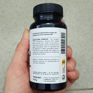 Magie Bisglycinate 1500mg thuần chay Nat&Form Pháp 90 viên