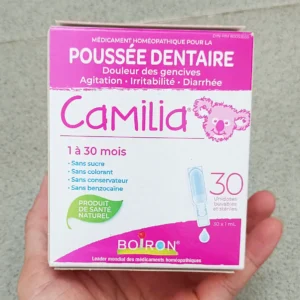 Muối giảm đau răng Camilia dành cho các bé từ 1 tháng tuổi