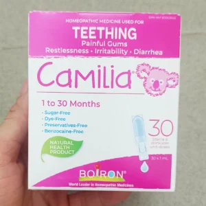 Muối uống giảm đau mọc răng Camilia 30 ống - Canada