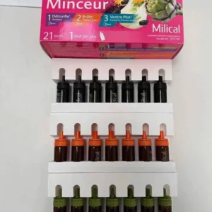 Nước Detox hỗ trợ giảm mỡ Extra Programme Minceur Milical Pháp 21 ống