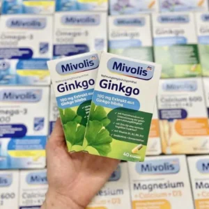 Viên Uống Bổ Não Chiết Xuất Bạch Quả Mivolis Đức 40 viên