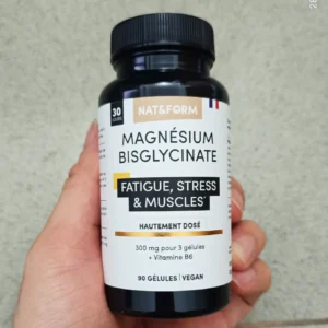 Viên uống bổ sung Magie Nat&Form 90 viên Bisglycinate de magnesium
