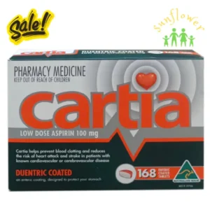 Viên uống chống đột quỵ Cartia 100mg 168 viên của Úc