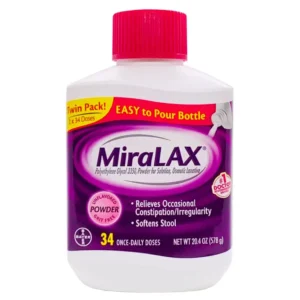 Bột Nhuận Tràng Hỗ Trợ Giảm Táo Bón MiraLAX 34 liều của Mỹ