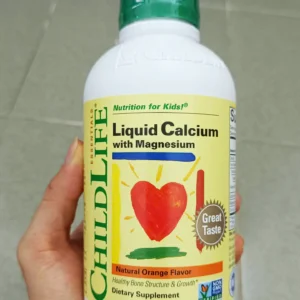 Canxi Nước Hữu Cơ Dành Cho Trẻ Em ChildLife Liquid Calcium with Magnesium 473ml