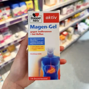 Gel uống Doppelherz Magen Gel giảm trào ngược dạ dày 14 gói của Đức Gel Dạ Dày Doppelherz 14 gói – giảm ợ nóng, trào ngược nhanh