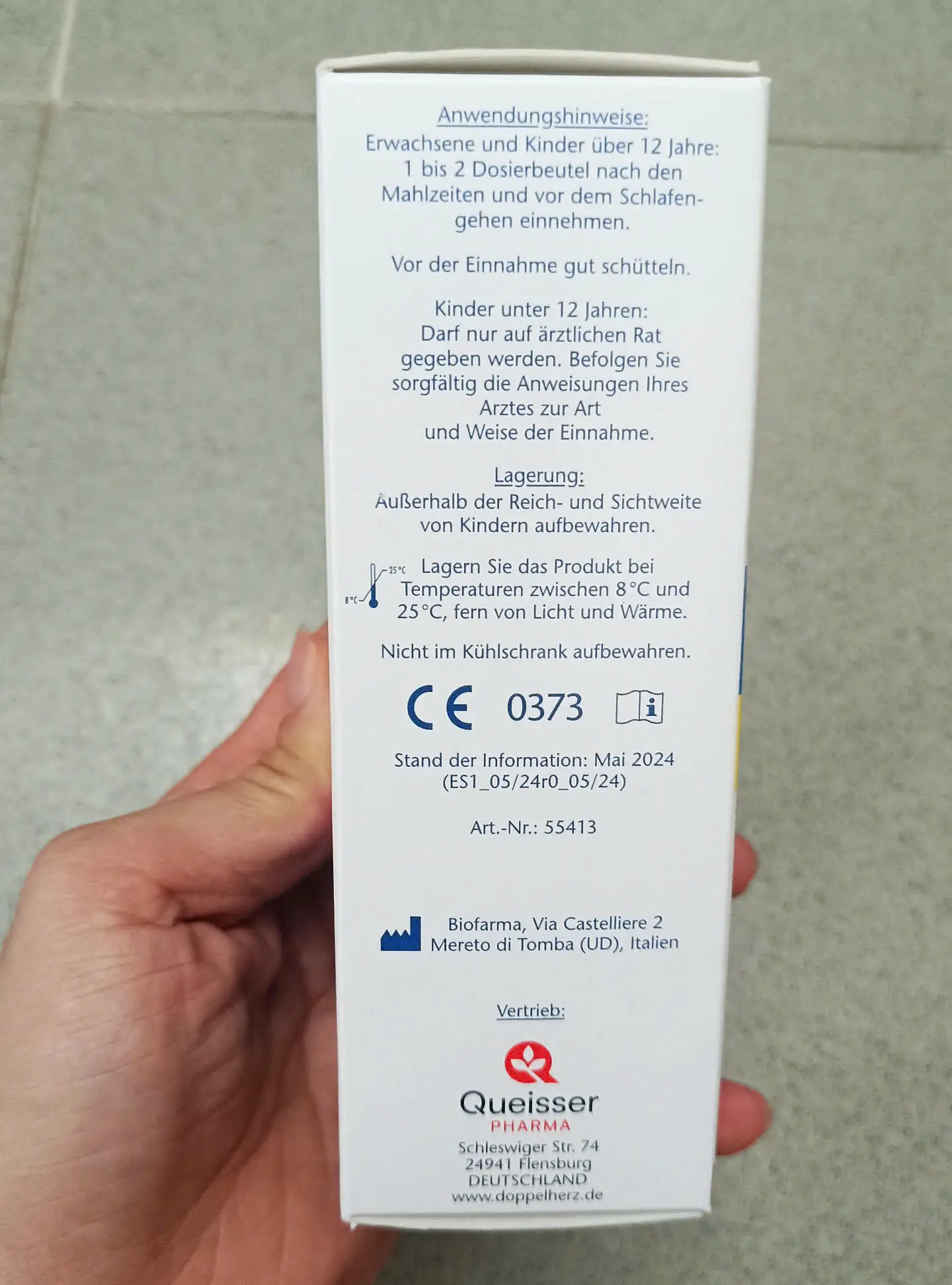 Gel uống Doppelherz Magen Gel giảm trào ngược dạ dày 14 gói của Đức Gel hỗ trợ dạ dày Doppelherz Magen-Gel 14 gói