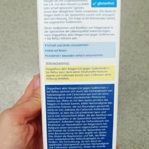 Gel uống Doppelherz Magen Gel giảm trào ngược dạ dày 14 gói của Đức Gel uống hỗ trợ tiêu hoá Magen Gel Doppelherz 14 gói