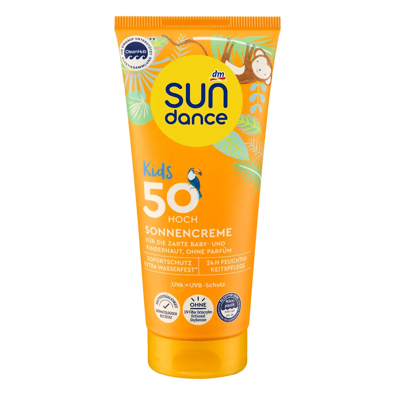 Kem chống nắng Sundance Sonnencreme Kids LSF 50, 125 ml của Đức Kem chống nắng Sundance Kids SPF 50+ Đức cho bé từ 1 tuổi