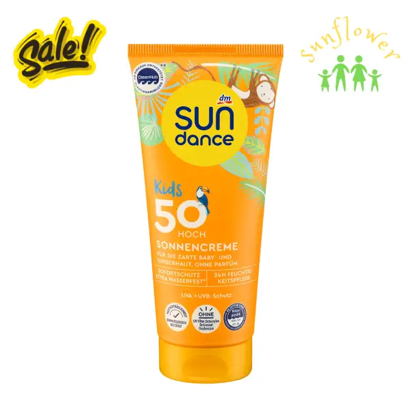 Kem chống nắng Sundance Sonnencreme Kids LSF 50, 125 ml của Đức Kem chống nắng Sundance Sonnencreme Kids LSF 50, 125 ml của Đức