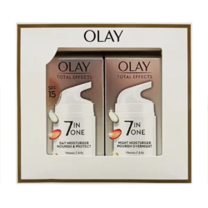 Set kem dưỡng da Olay Total Effects 7in1 chống lão hóa ngày đêm, 2x37ml