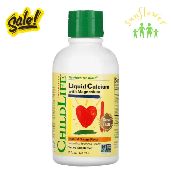 Siro canxi ChildLife Liquid Calcium With Magnesium 473ml của Mỹ Siro canxi ChildLife Liquid Calcium With Magnesium 473ml của Mỹ